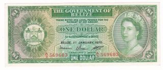 Belize: Banknote - 1 Dollar 1976 P33c - Unc (10) photo