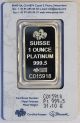 Pamp Suisse Lady Fortuna 1 Ounce Platinum 999.  5 Bar Holder 05506 Platinum photo 1