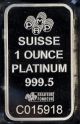 Pamp Suisse Lady Fortuna 1 Ounce Platinum 999.  5 Bar Holder 05506 Platinum photo 3