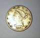 1881 Half Eagle Liberty Head $5 Dollar Gold Coin - Gold (Pre-1933) photo 2