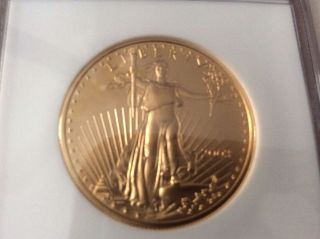 2003 American Gold Eagle Ngc Ms70 Rare Coin photo