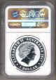 2017 - P Australia 1oz Silver Swan $1 Ngc Ms - 69 1st Year Low Mintage Australia photo 1