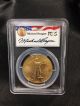 Michael Reagan Gold Coin 2001 $50 Pcgs Ms69 Gold Eagle Reagan Legacy Series Gold photo 1