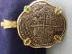 1622 Atocha Spanish 8 Reales Coin 14k Gold Bezel Emerald Diamond Mel Fisher Europe photo 8