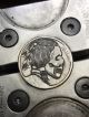 Coin Art Hobo Nickel Detailed Skull 143 Exonumia photo 2