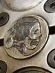 Coin Art Hobo Nickel Detailed Skull 143 Exonumia photo 4