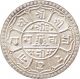 Nepal Silver 2 - Mohurs Coin King Tribhuvan Vikram Shah 1927 Ad Km - 695 Au Asia photo 1