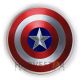 2016 Captain America Shield - 2 Oz Dome - Shaped Coin - Collector Case With Australia photo 1