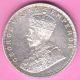 British India - 1917 - King George V - One Rupee - Rarest Silver Coin - 58 British photo 1