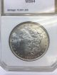 1880 Pci Certified Morgan $1 Silver One Dollar Coin Dollars photo 2