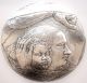 Mother Protecting Child - Social Providence - Large Antique Art Medal By D Ledel Exonumia photo 4