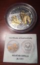 2008 Rwanda Mountain Gorilla 3 Oz 93.  3 Gr Pure.  999 Silver Coin 4 Diamonds & Africa photo 1