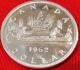Canada 1962 Silver Dollar & Stunning Coin Proof - Like Coins: Canada photo 3