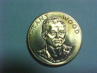 1980 American Arts Commemorative Grant Wood One Troy Ounce Gold Coin photo