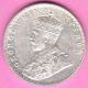 British India - 1918 - King George V - One Rupee - Rarest Silver Coin - 85 British photo 1