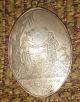 Indian Peace Medal - Coin Silver - Oval - 1792 - George Washington Exonumia photo 2