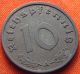 Ww2 German 1940 - A 10 Rp Reichspfennig 3rd Reich Bronze Nazi Coin (rl 1637) Germany photo 1