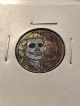 Hobo Nickel Coin Art Skull 126 Exonumia photo 1