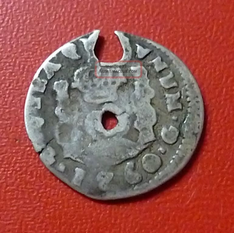 Guatemala Silver Coin ½ Real,  Km67.  2 1760 G (columnary) North & Central America photo