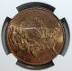 1904 Louisiana Purchase Expo So Called Dollar Souvenir Medal Ngc Ms65 Hk - 302 R Exonumia photo 3