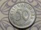 1940 Old Antique Wwii Nazi Hitler Germany 3rd Reich Munich 50 Pfennig War Coin Germany photo 1