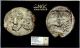 Moesia,  Istrus 4th Century B.  C.  Silver Hemiobol - Obverse Inverted Heads - Ngc Vf Coins: Ancient photo 2