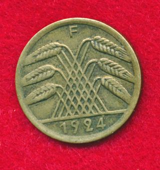 Germany 1924f 50 Rentenpfennig (aluminum - Bronze) photo