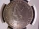 El Salvador One Peso 1911 Narrow Shoulder Ngc Ms 61,  Ex - Richard Stuart North & Central America photo 1