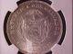 El Salvador One Peso 1911 Narrow Shoulder Ngc Ms 61,  Ex - Richard Stuart North & Central America photo 2