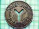 York City Transport Authority Transit Token Nyc Cut Out Y,  Good For One Fare Exonumia photo 1