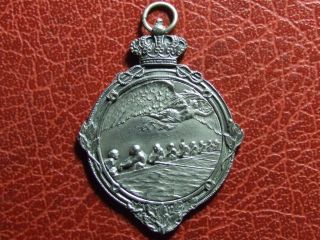 Sports Regate Nazional Torino 1934 Royal Reward Silver Victory Angel Medal photo