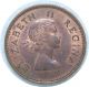 South Africa 1/2 Penny 1958 Km 45 Bronze Queen Elizabeth Chocolate Tone F31 Africa photo 1