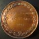 Medal Louis Xviii Ville D ' Amiens Fête De Saint - Louis 1824 By Gayrard 42mm Exonumia photo 1