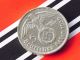 German Coin 5 Mark Reichsmark 1936 F Swastika Hindenburg 90 Silver 3rd Nazi Ww2 Germany photo 1