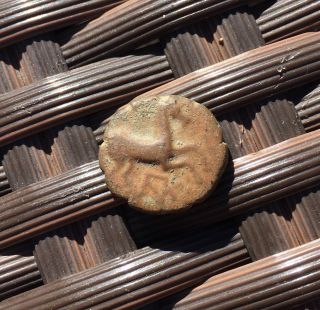 Greek 350 - 400bc Maroneia In Thrace Horse Vine Grapes Ancient Greek Coin Monnaie photo