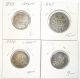 1916 1 - Franc,  1916 2 Francs,  1918 1 Franc,  1919 1 Franc - France -.  835 Silver - 4 - Europe photo 3