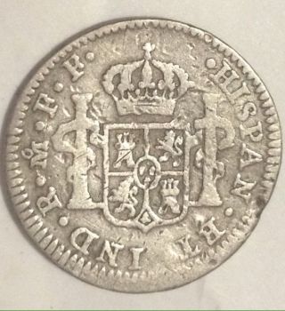 1780 Mexico Mo F F 1 Real (spain) Details photo