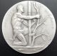 1970 Horace Mann Medallic Art Co N.  Y.  999 Silver Medal 2.  29 Oz (m2) Exonumia photo 2