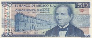 Mexico 50 Pesos 27.  1.  1981 (pick 73) Unc photo
