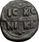 Jesus Christ Class C Anonymous Ancient 1034ad Byzantine Follis Coin Cross I58914 Coins: Ancient photo 1