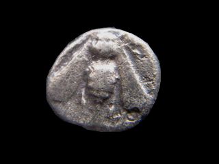 Silver Hemi Drachm From Ephesus Ionia,  500 - 450 Bc Bee,  Cc6849 photo