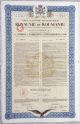 Romania 1929 - Caisse Des Monopoles Du Royaume De Roumanie Gold Bond 7 Stocks & Bonds, Scripophily photo 3