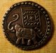 India Mysore State Tipu Sultan (1782 - 1799) Double Paisa Copper Coin Rare India photo 2
