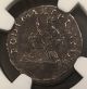 Trajan Abundance Seated Ancient Roman Silver Denarius Ngc 3.  23g Choice Fine Coins: Ancient photo 6
