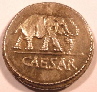 Julius Caesar Denarius 