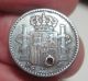 1896 (puerto Rico) Pgv (silver) 5 Centavos - - - - Very Scarce - - - One Year - - - - - North & Central America photo 3