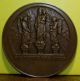 1927 Bronze Medal Of The Notre Dame Cathedral In Paris By Raoul Benard Exonumia photo 4