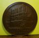 1927 Bronze Medal Of The Notre Dame Cathedral In Paris By Raoul Benard Exonumia photo 5
