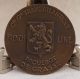 1924 Bronze Medal Ss De Grasse Ocean Liner Compagnie Generale Transatlantique De Exonumia photo 1
