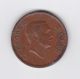 Sarawak Rajah C.  V.  Brooke One Cent Coin - 1937 Other Asian Coins photo 2